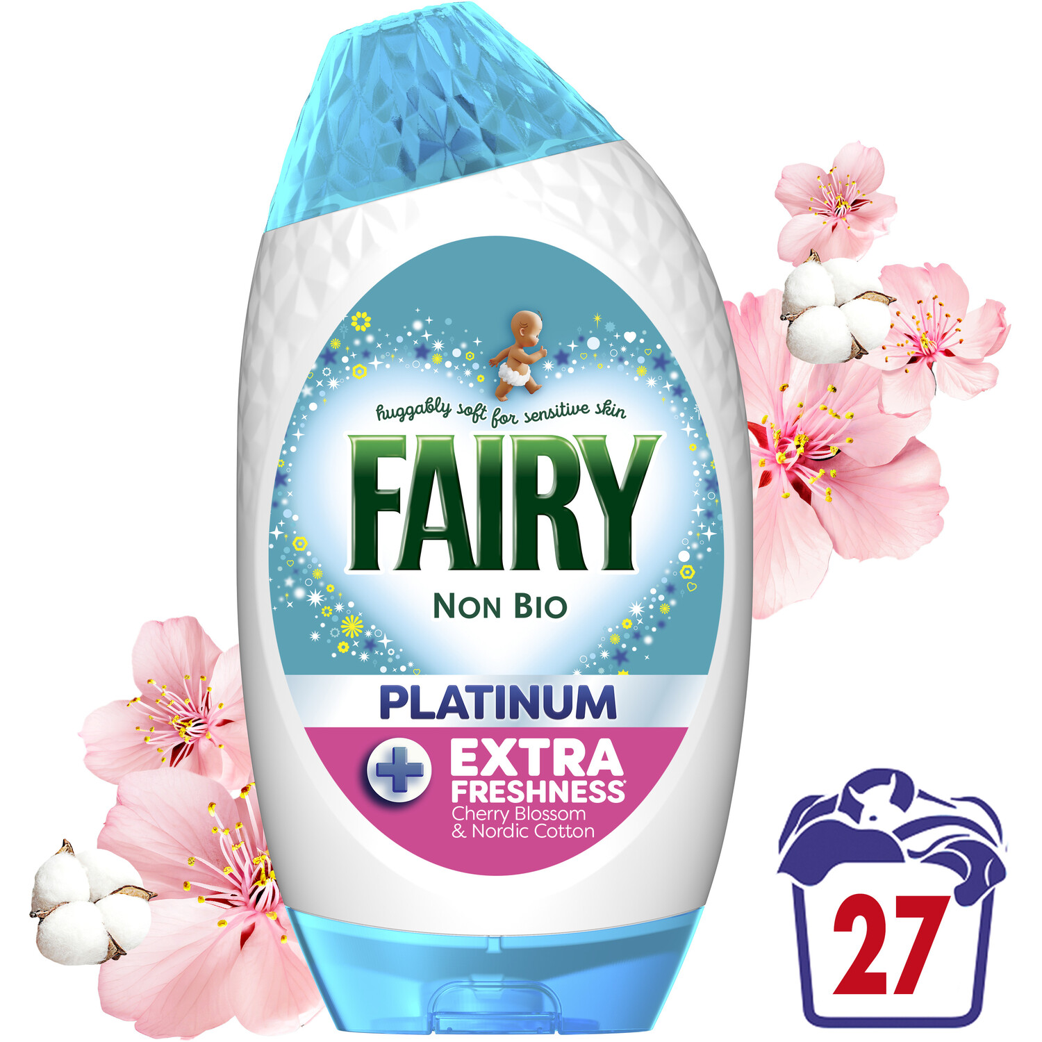 Fairy Non Bio Washing Gel 891ml Image 3