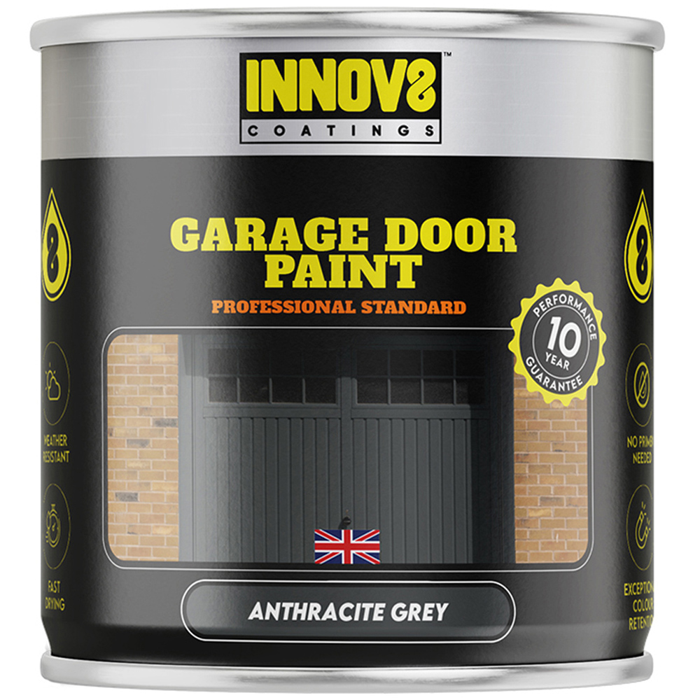 Innov8 Coatings Garage Door Paint 750ml Anthracite Grey Image 2