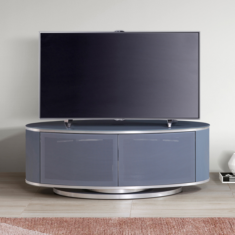MDA Designs Luna 2 Door Grey TV Unit Image 7