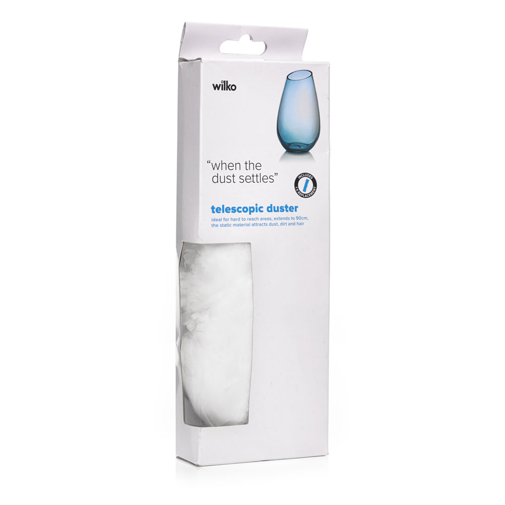 Wilko Telescopic Duster White Image