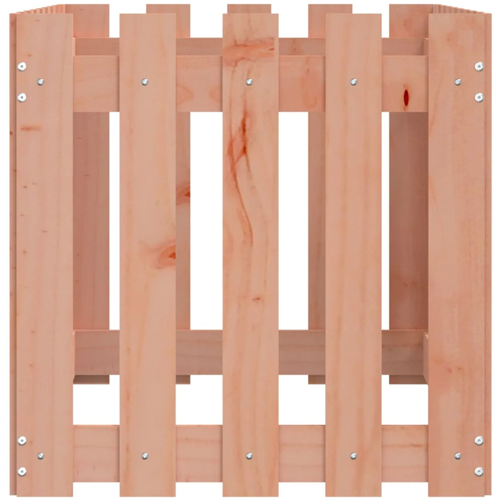 vidaXL Natural Fence Design Solid Douglas Wood Raised Garden Bed 100 x 50 x 50cm Image 5