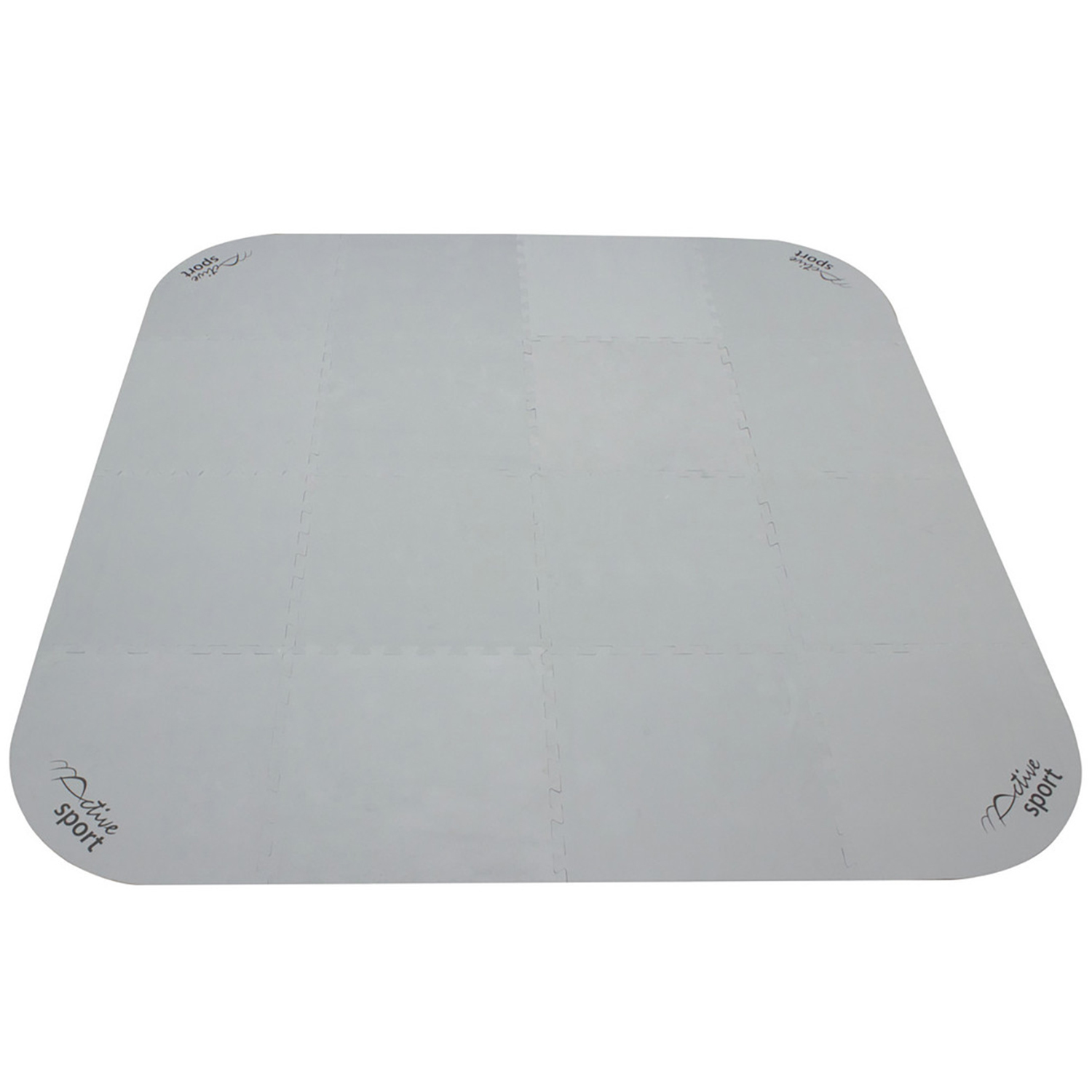 Active Sport Grey Spa Mat 216 x 216cm Image 1