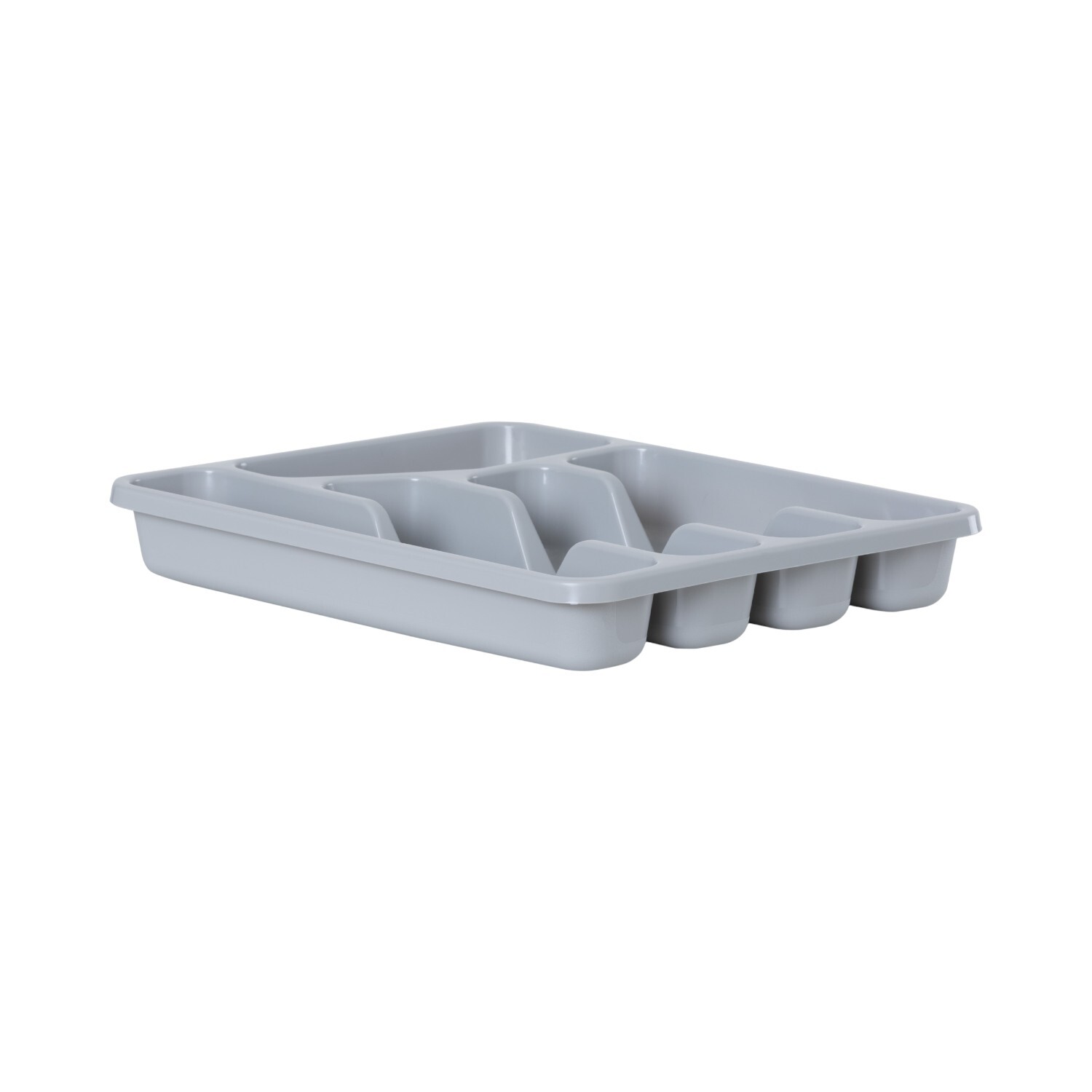 My Home 5 Compartment Cutlery Tray - Grey Image 2