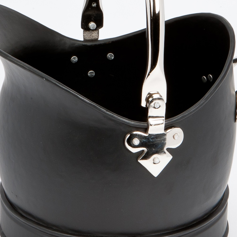 Inglenook Fireside Black and Nickel Helmet Hod Medium Image 2
