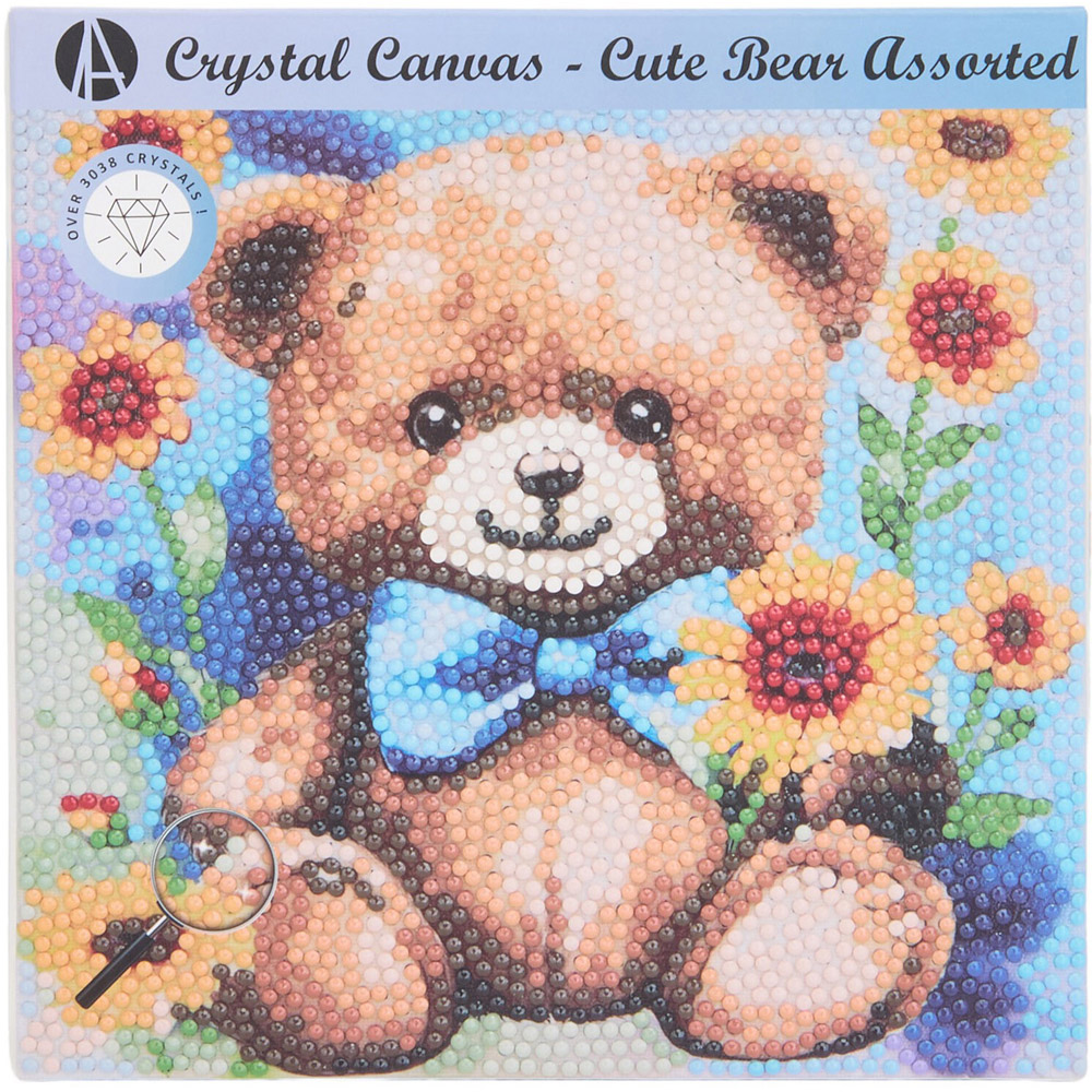 Cute Bear Crystal Canvas Kit Image 3