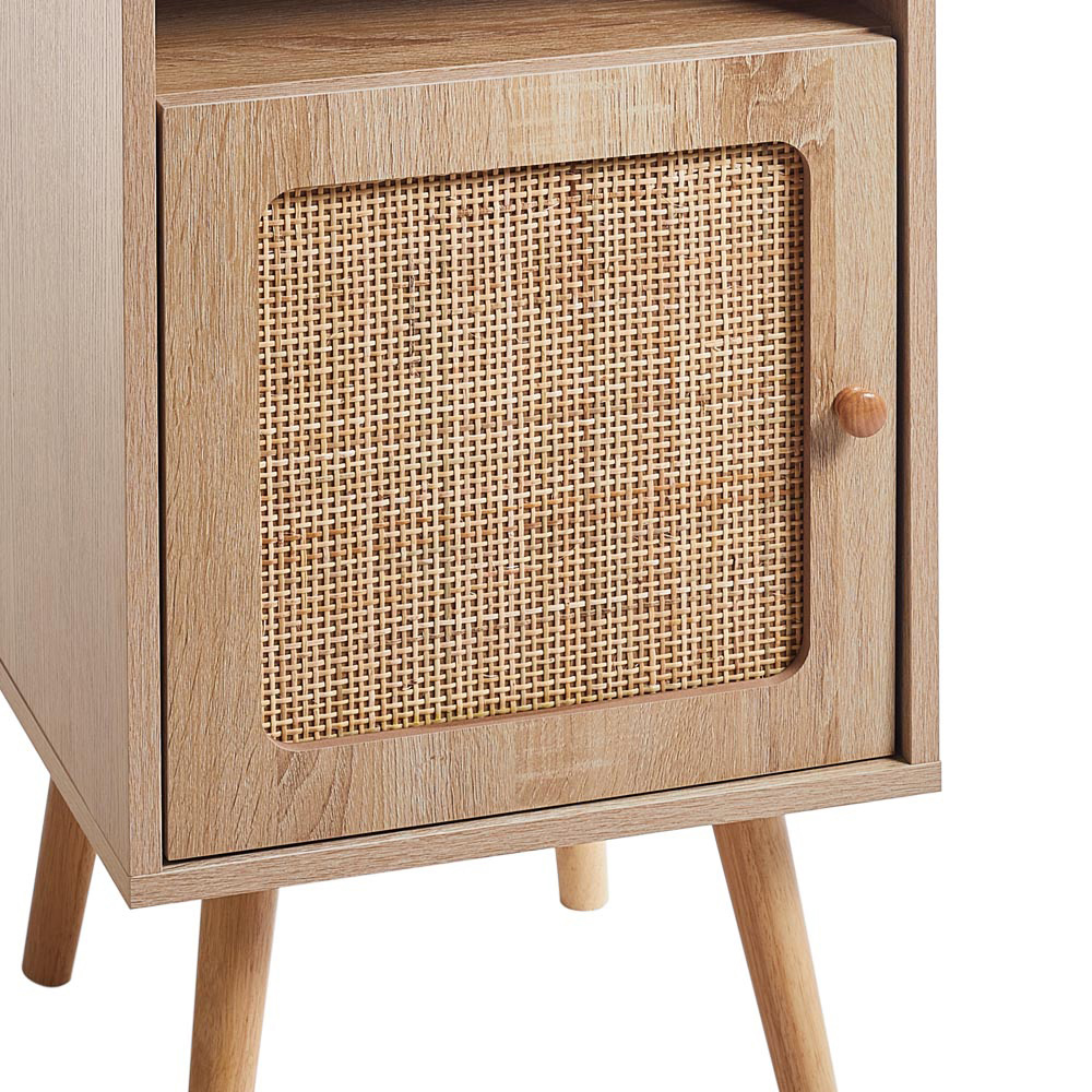 H&O Direct Single Door Single Shelf Nightstand Image 4