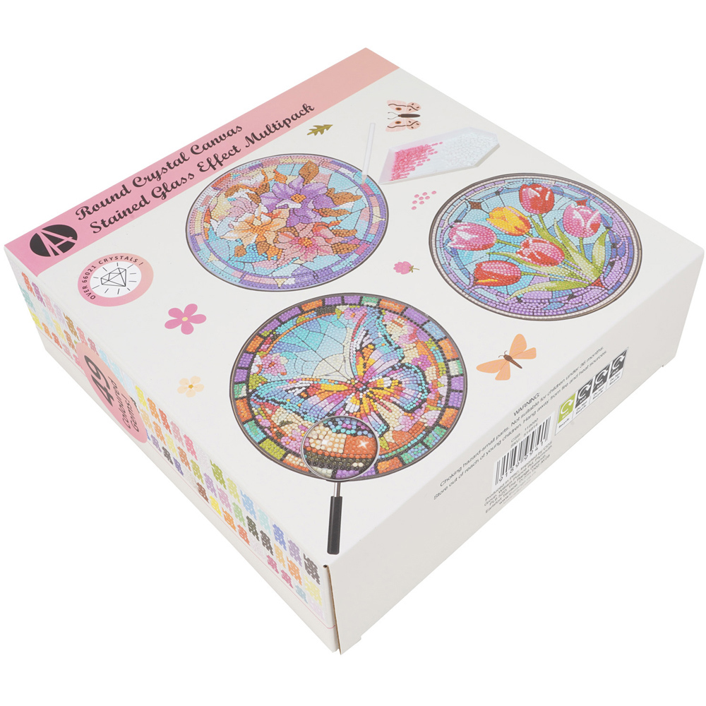Crystal Canvas Stained Glass Effect Kit Multipack Image 3