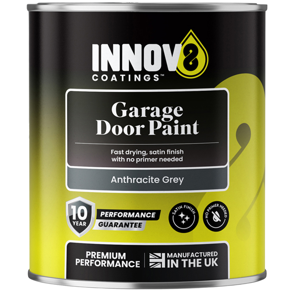 Innov8 Coatings Garage Door Paint 750ml Anthracite Grey Image 2