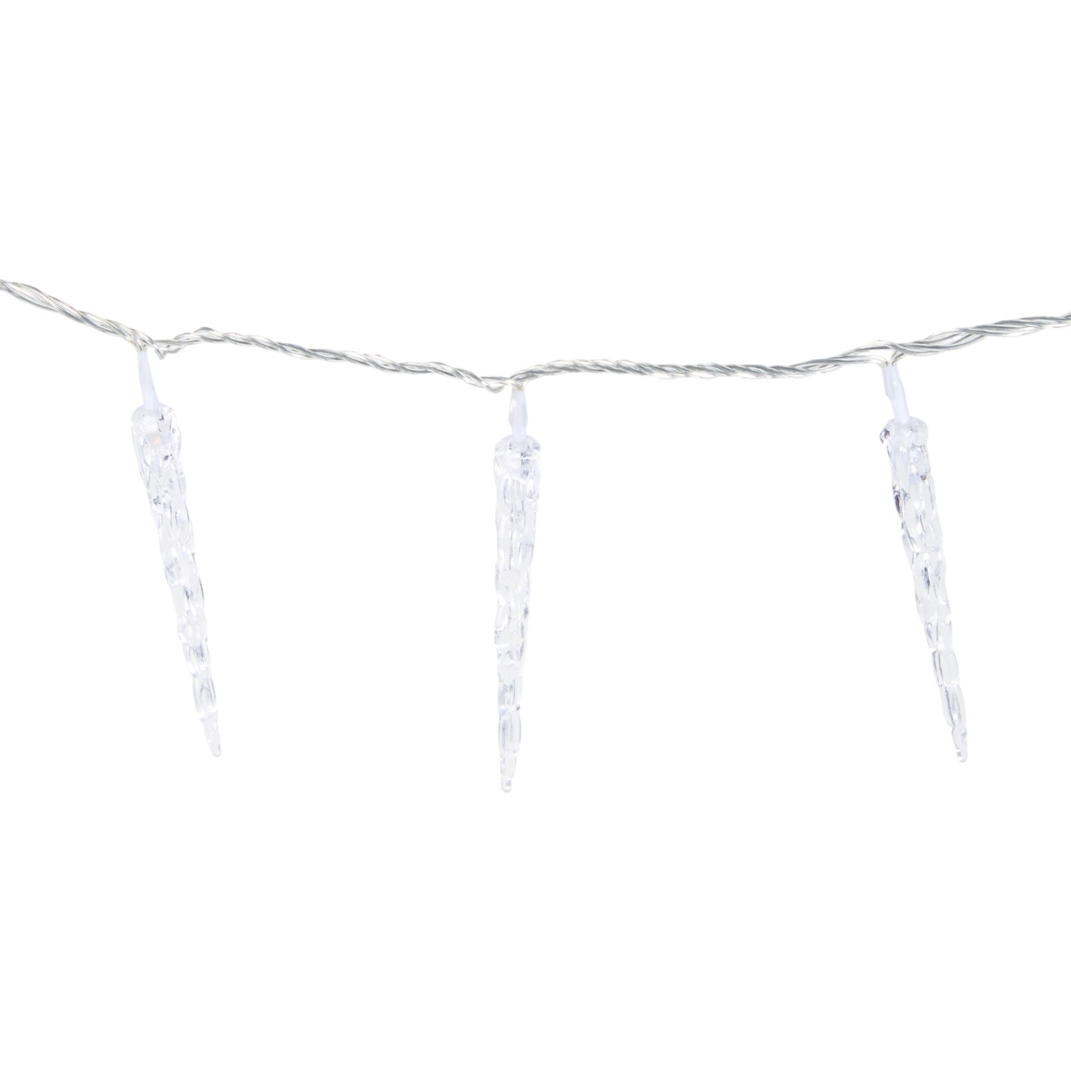 60 Large Colour Changing LED IciclesWhite Image 2