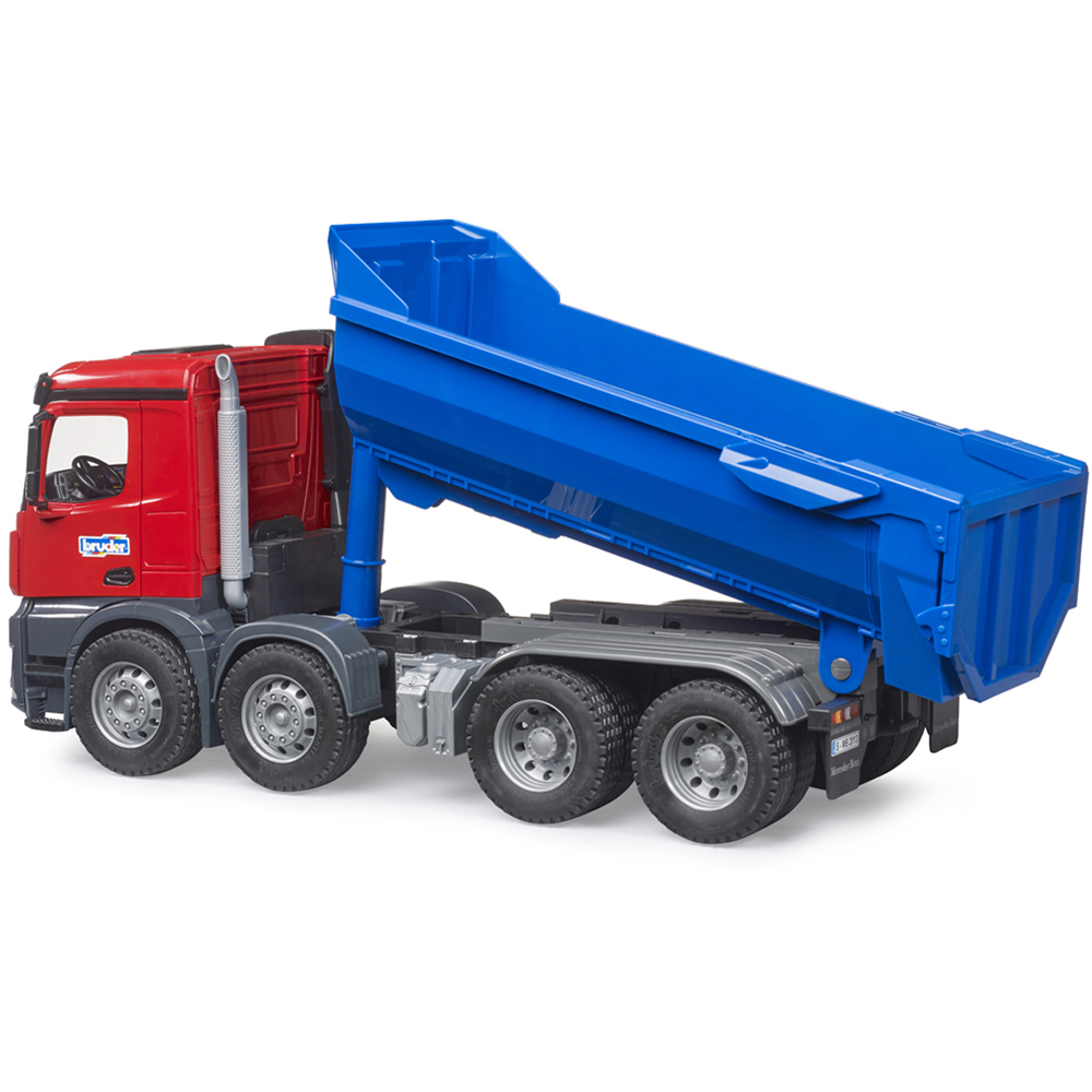 Bruder Kids MB Arocs Halfpipe Dump Truck Playset Model Image 5
