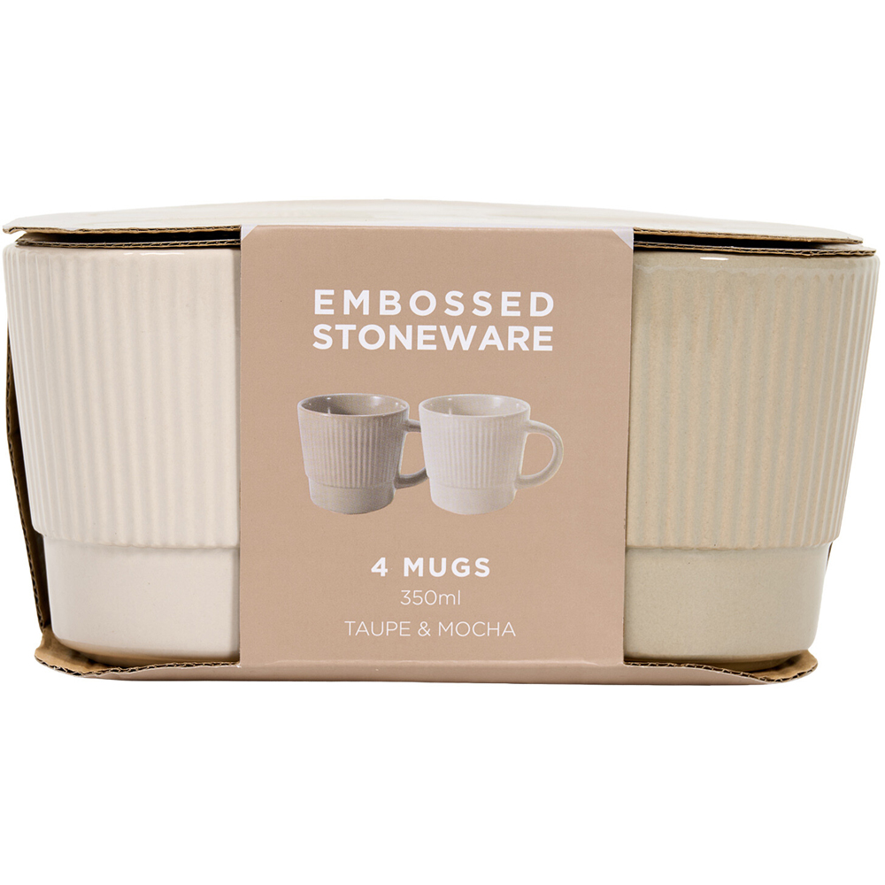 Form Stacking Mugs 4 pack Image 3