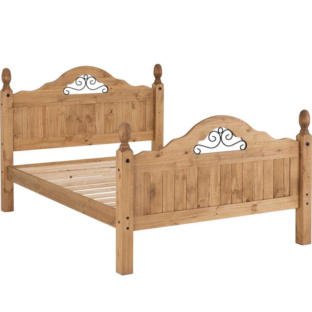 Seconique Corona Scroll Double High End Bed Frame Image 2