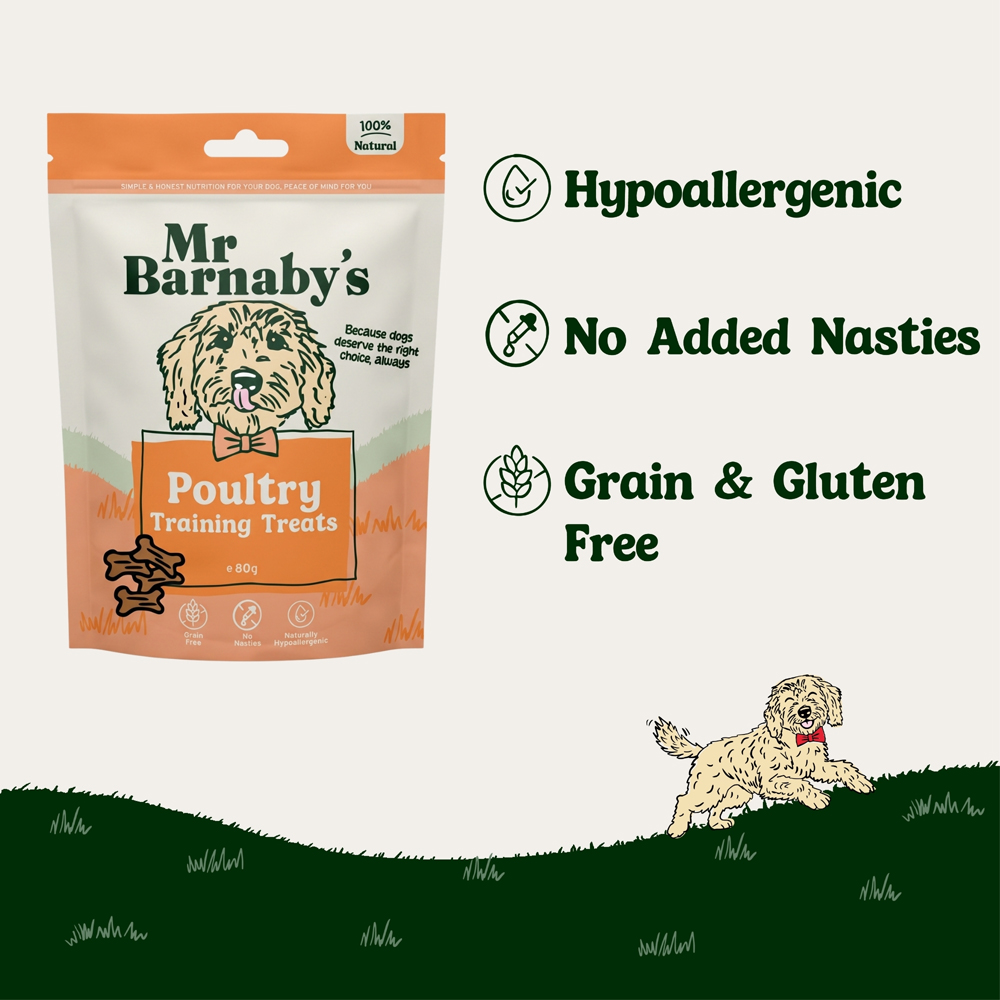 Mr Barnaby's Poultry Dog Training Treats 80g 4 Pack Image 5
