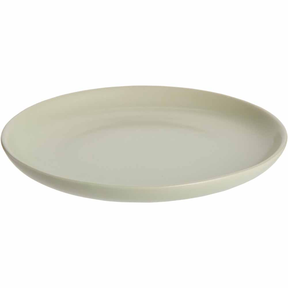 Wilko Green Coupe Side Plate Wilko