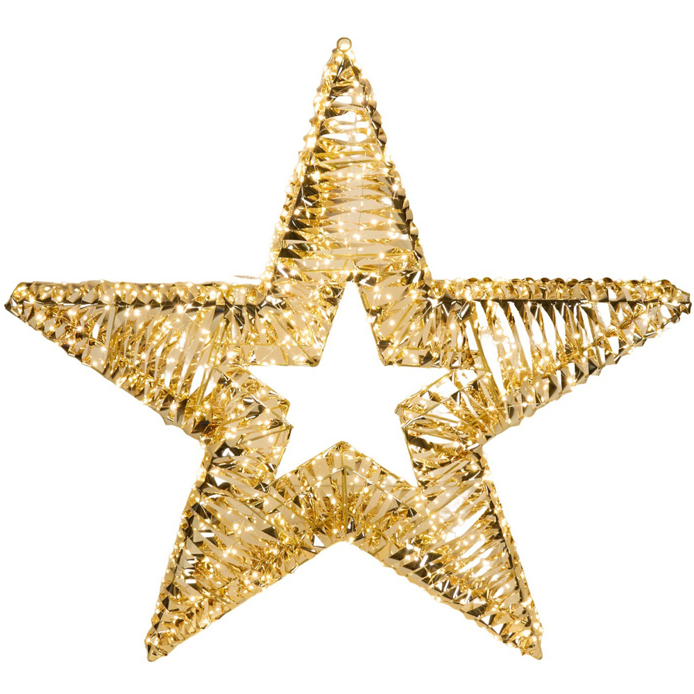 Extra Large LED Star Decoration Gold Image 4