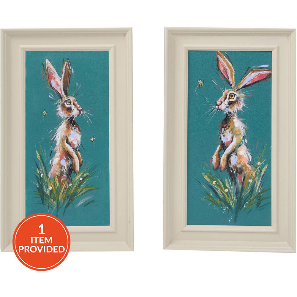 Barley and Rye Rabbit Framed Print Image 1