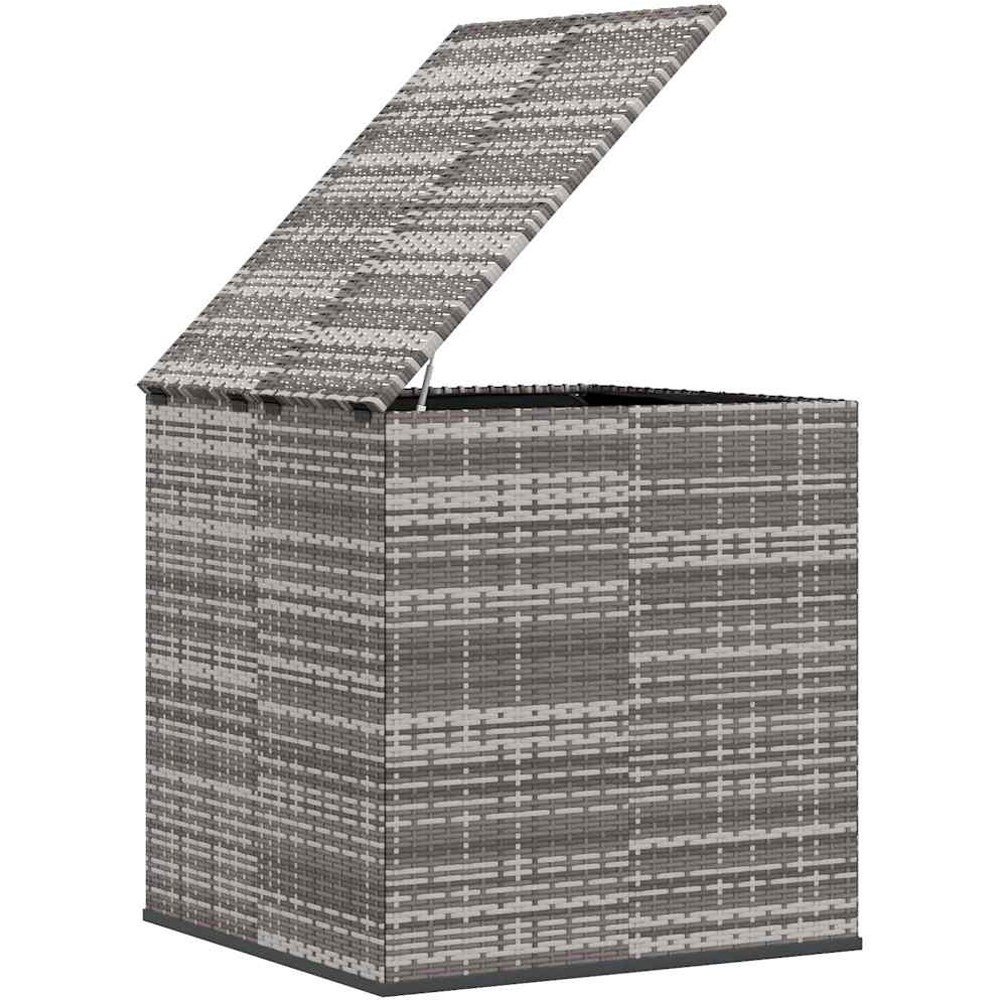 Walplus Grey PE Rattan Cushion Box 104 x 98 x 100cm Image 4