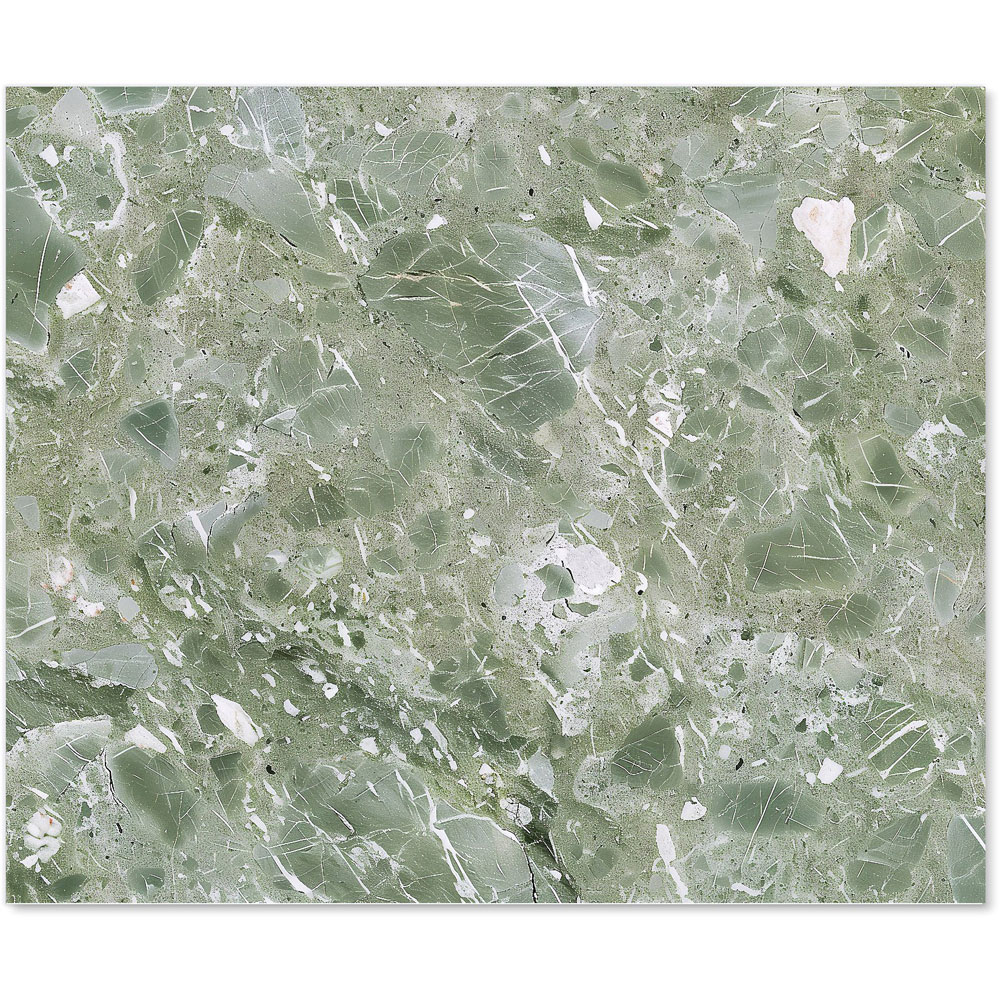 Warren Reed Designer Pale Green Quartz Effect Glass Kitchen Splashback 75 x 90cm Image 2
