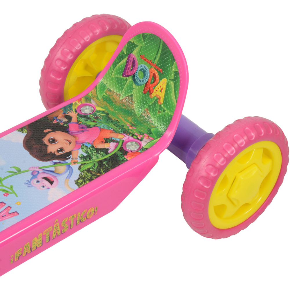 Dora Deluxe Height Adjustable Kids Tri Scooter Image 6