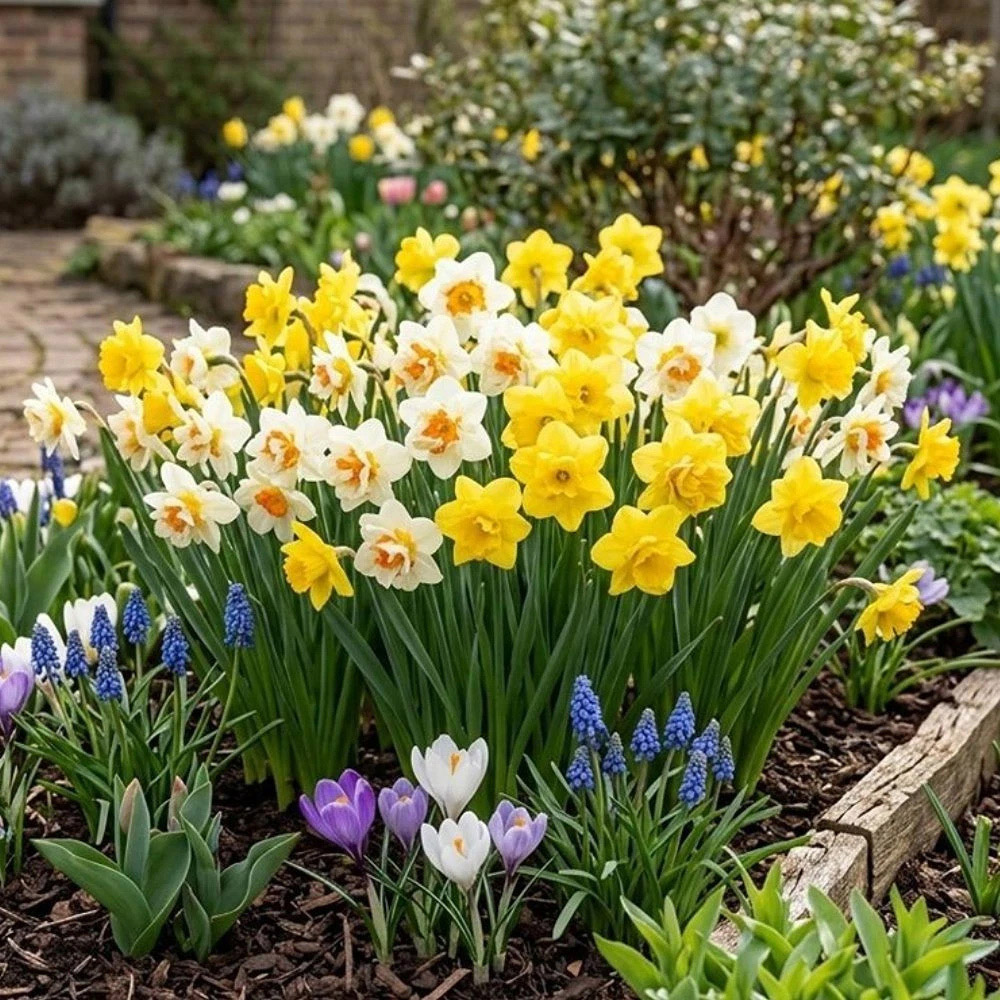 Thompson and Morgan Daffodil Double Classic Mixed Planting Bulb 8 Pack Image 4