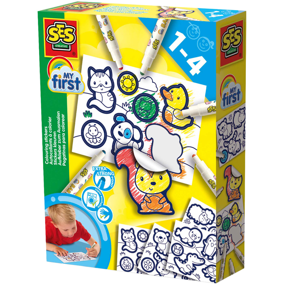 SES Creative My First Colouring Stickers Activity Set Image 1