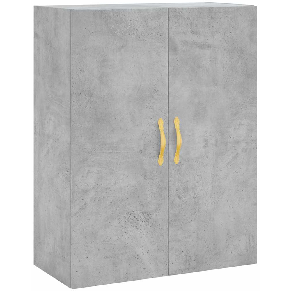 vidaXL 3 Door 3 Drawer Concrete Grey Highboard Image 4