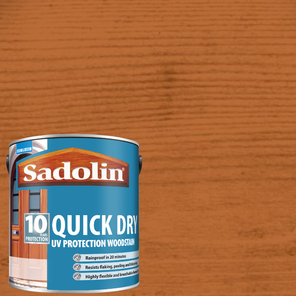 Sadolin Quick Dry 10 Year Antique Pine Woodstain 2.5L Image 4
