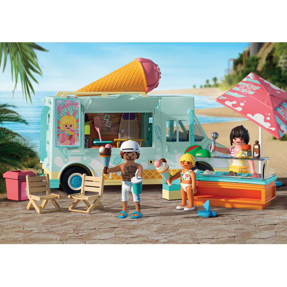 Playmobil Ice Cream Truck with Surf Shop Playset Image 5
