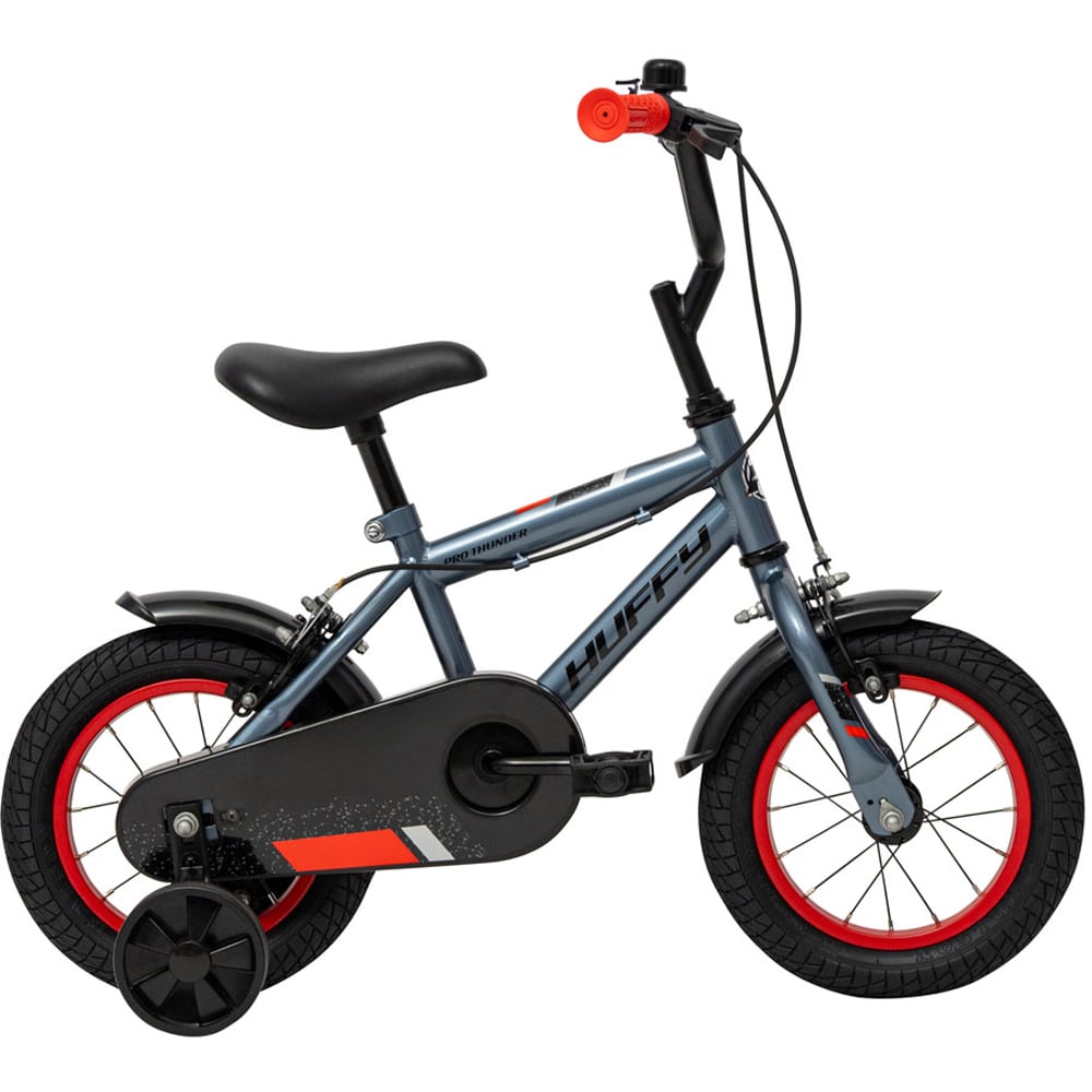 Huffy Pro Thunder 22045W Charcoal Grey Single Speed 12 inch Kids Bike Image 2