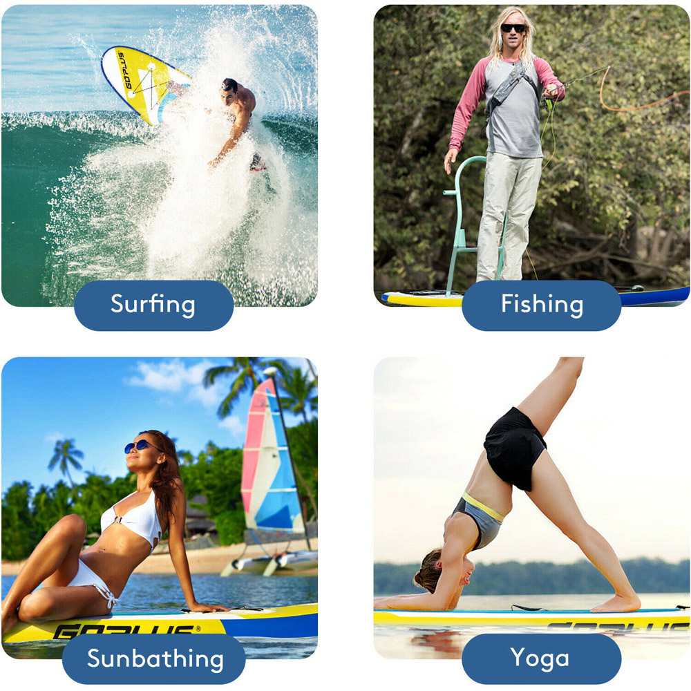 Costway Inflatable Adjustable Stand Up Paddle Board 10ft Image 6