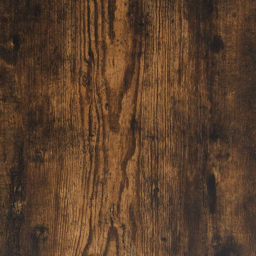 vidaXL 2 Door Single Drawer Smoked Oak Sideboard Image 8