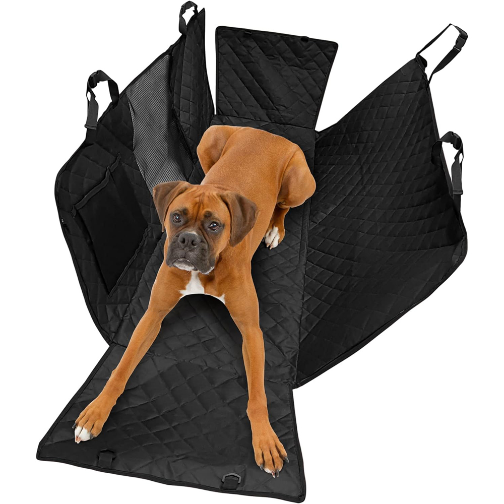 wilko Black Waterproof Dog Car Seat Cover Image 2