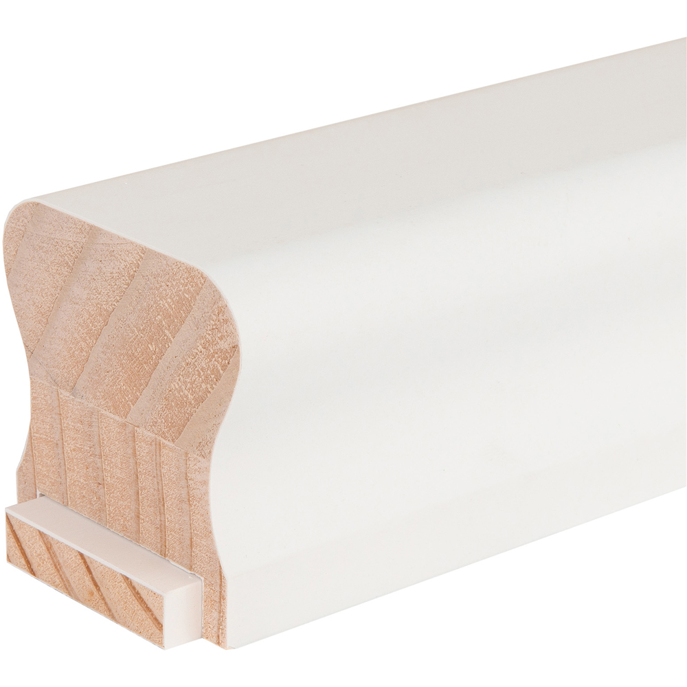 Richard Burbidge Paint Ready HDR Stair Handrail and Base Rail Set 2.4m x 41mm Image 3
