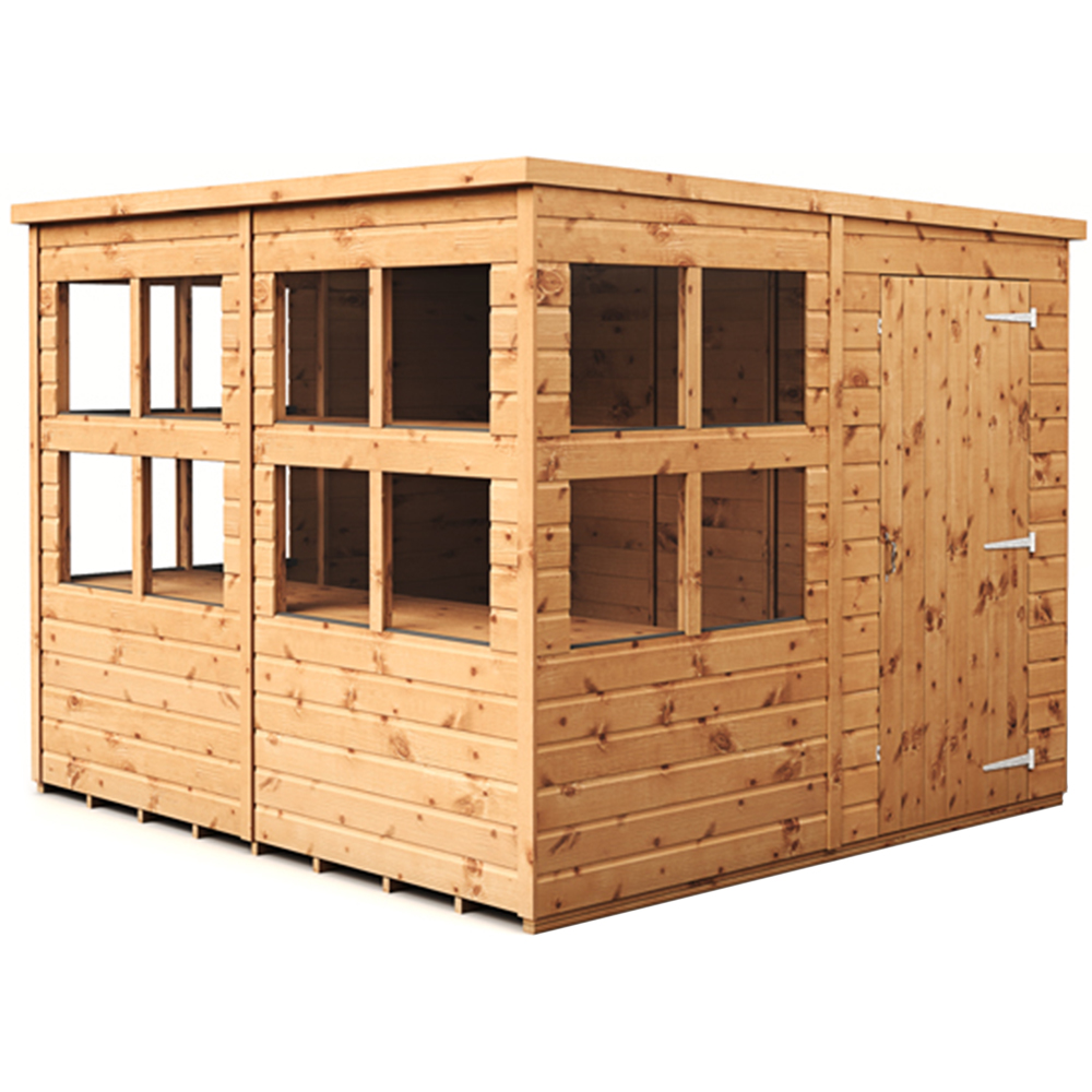 Empire Sheds 8 x 6ft Tongue and Groove Potting Pent Garden Shed Image 1