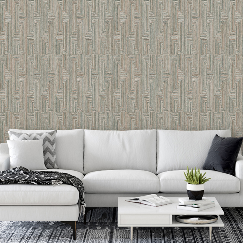 Design ID Retro String Motif Blue Wallpaper Image 3