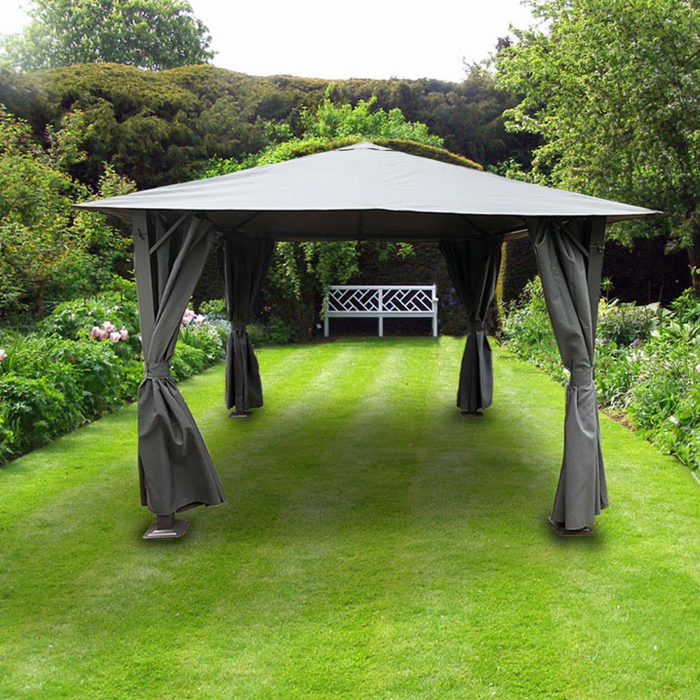 Glendale Highfield 2.5 x 2.5m Grey Garden Gazebo Image 8