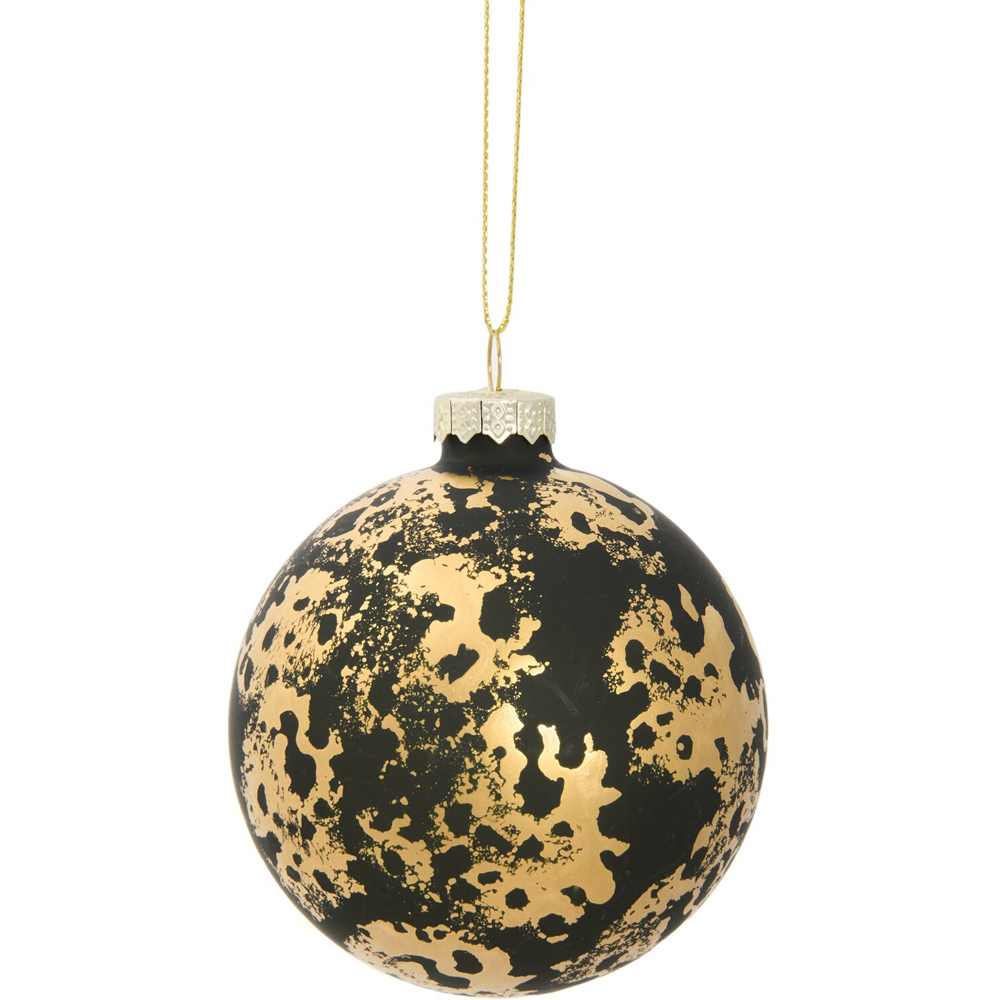 Brushed Gold and Black Bauble Image 4