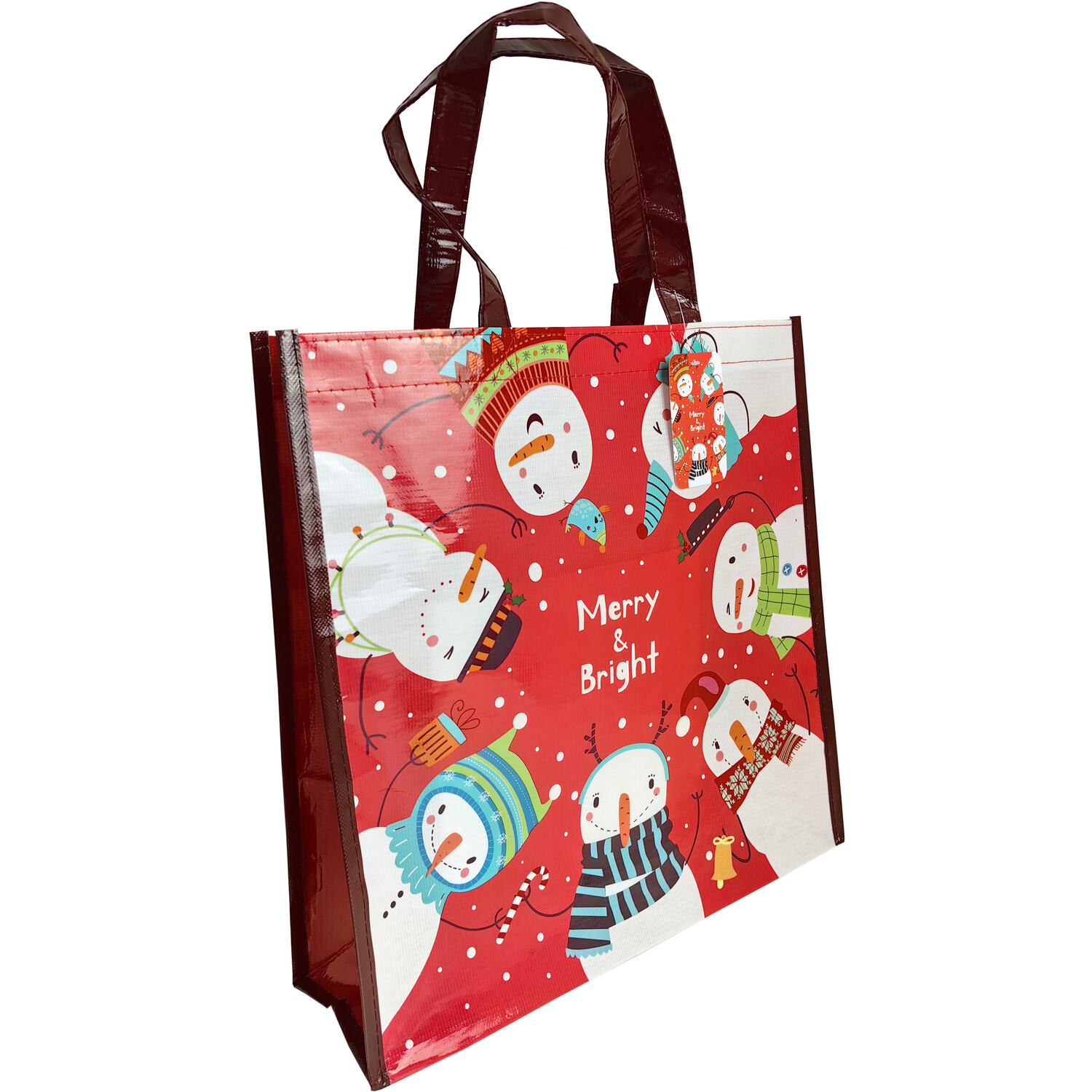 Red Merry and Bright Gift Bag Image