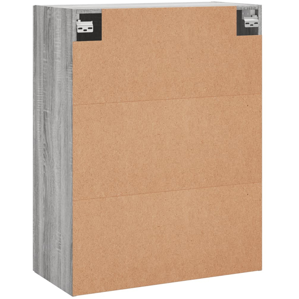 vidaXL 2 Door Grey Sonoma Wall Mounted Cabinet 2 Pack Image 8