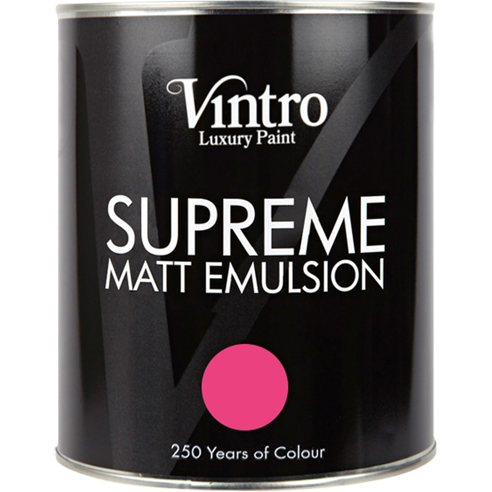 Vintro Paint Deptford Pink Matt Emulsion Interior Paint 1L Image 2