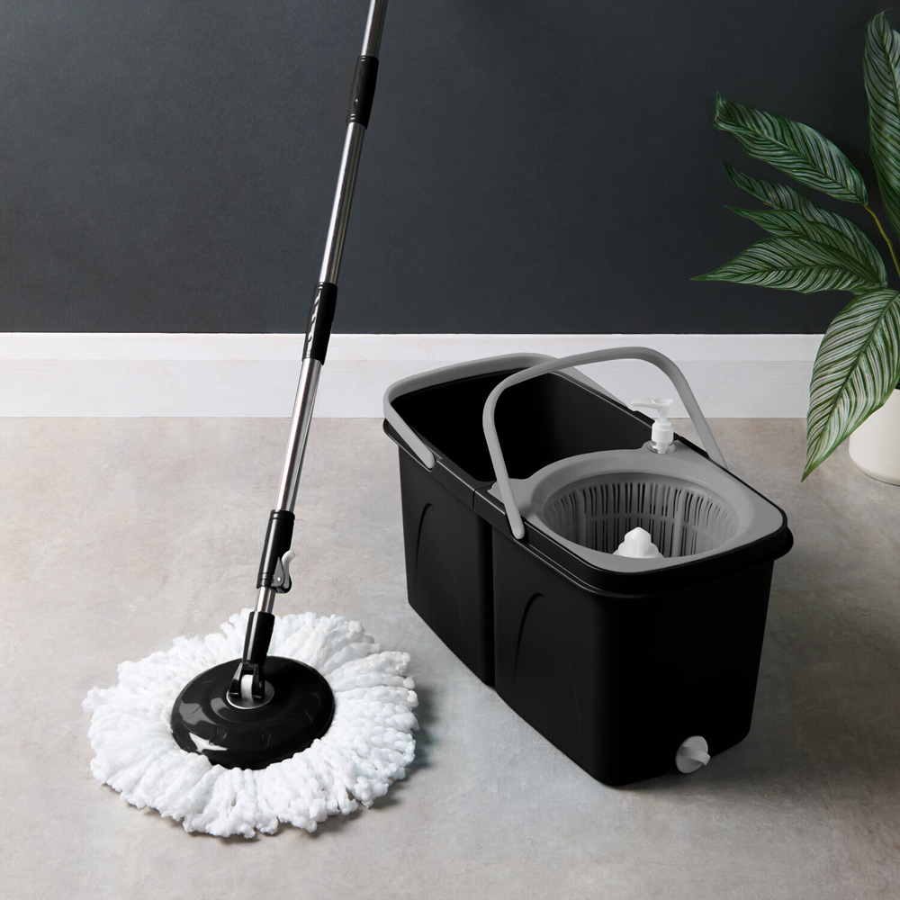 Argento Spin Mop Black Image 2