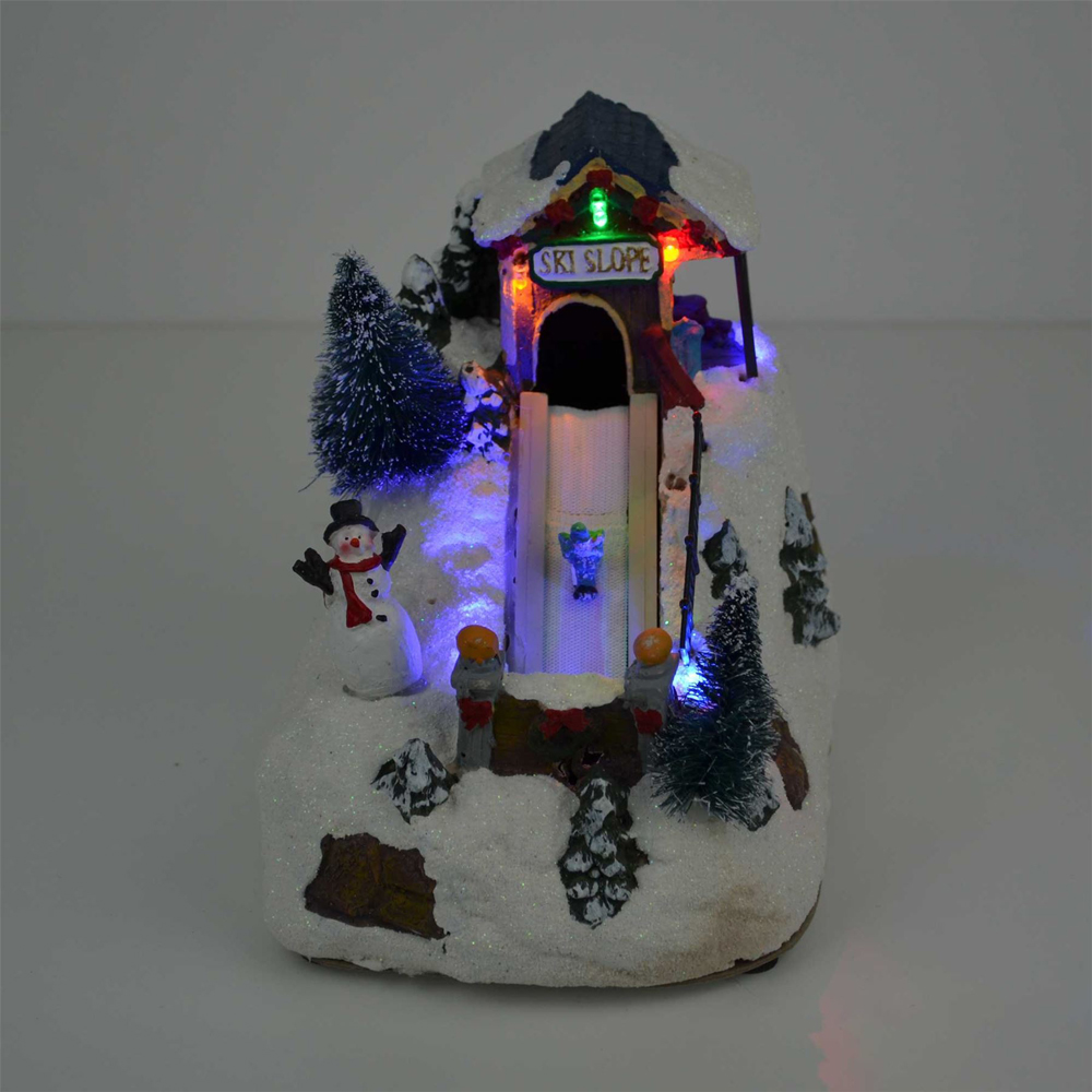 Shatchi Christmas LED Musical Sculpture Nativity Set 19 x 14cm Image 2