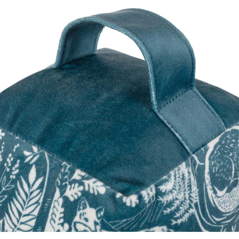 Furn Midnight Winter Woods Animal Reversible Door Stop Image 4