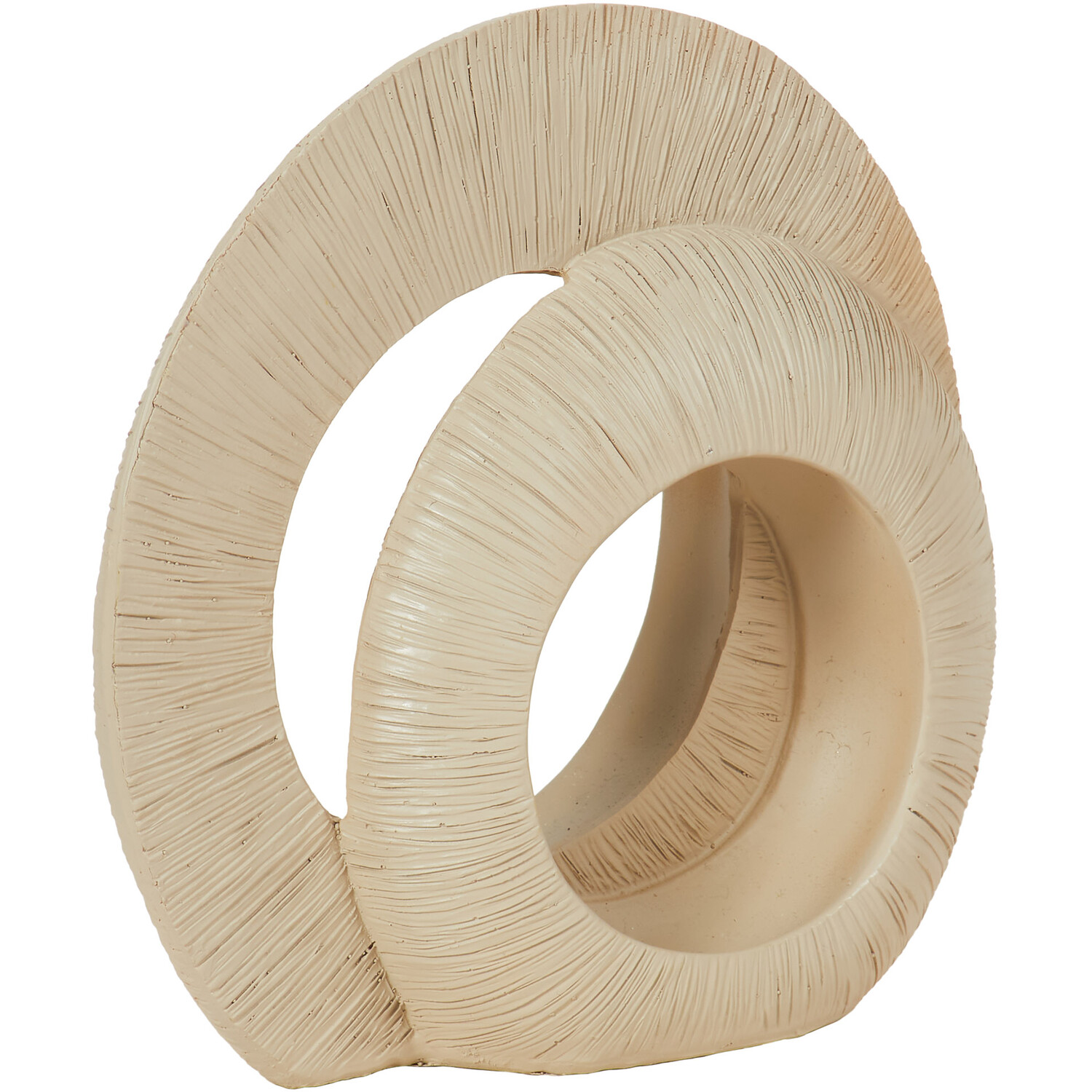 Double Circle Ornament - Neutral Image 2