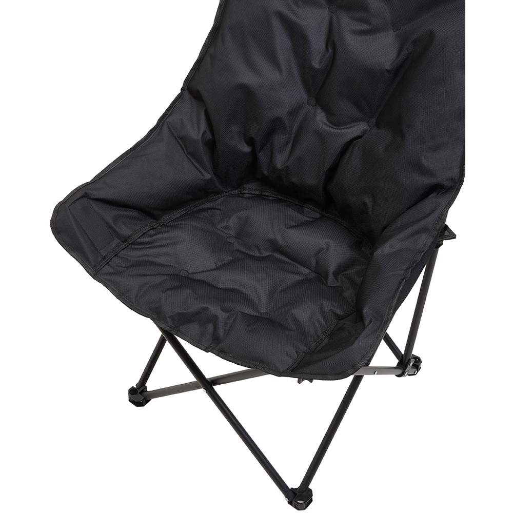 Living and Home Black Oxford Cloth Folding Camping Chair Image 3