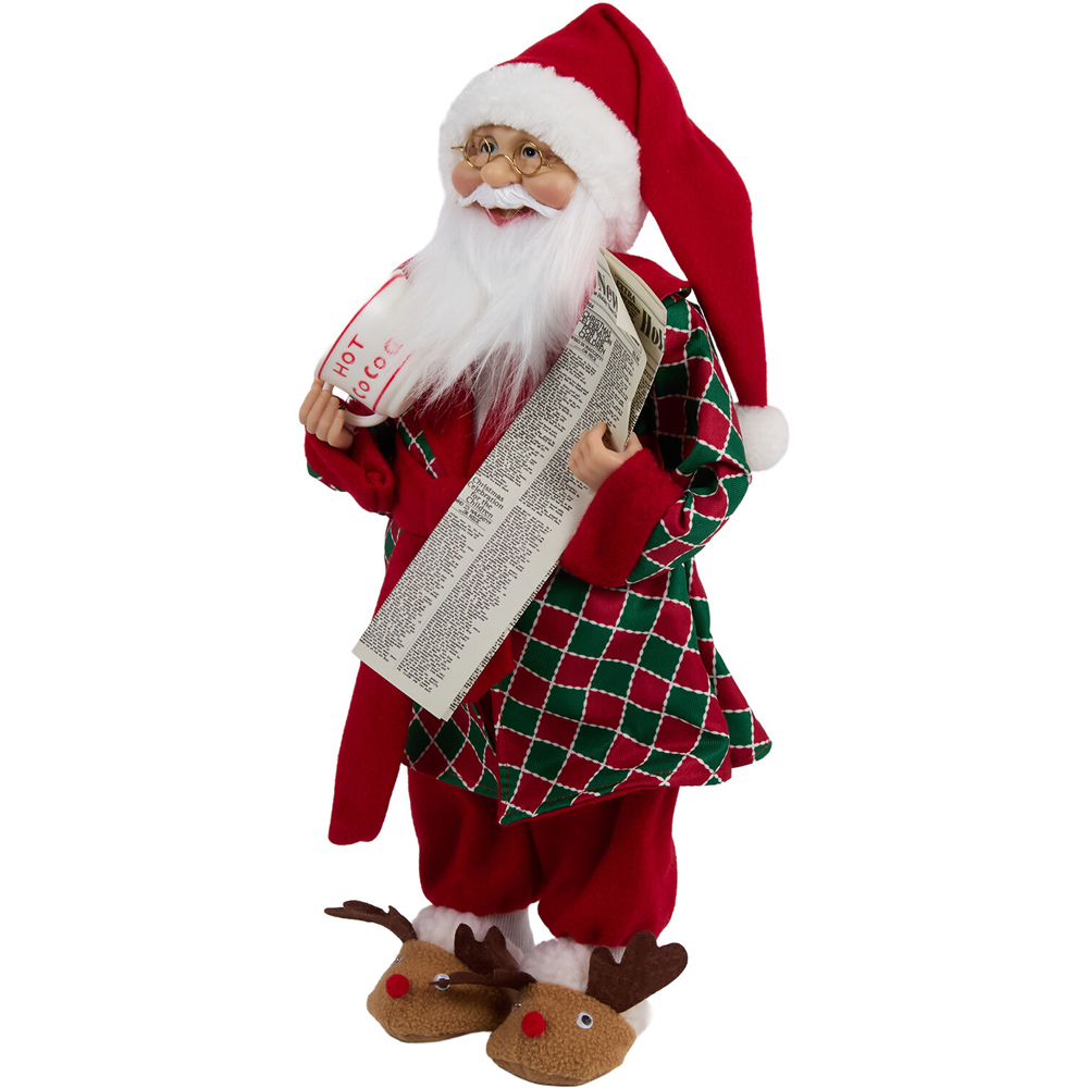 Pyjama Standing Santa Decoration Image 5