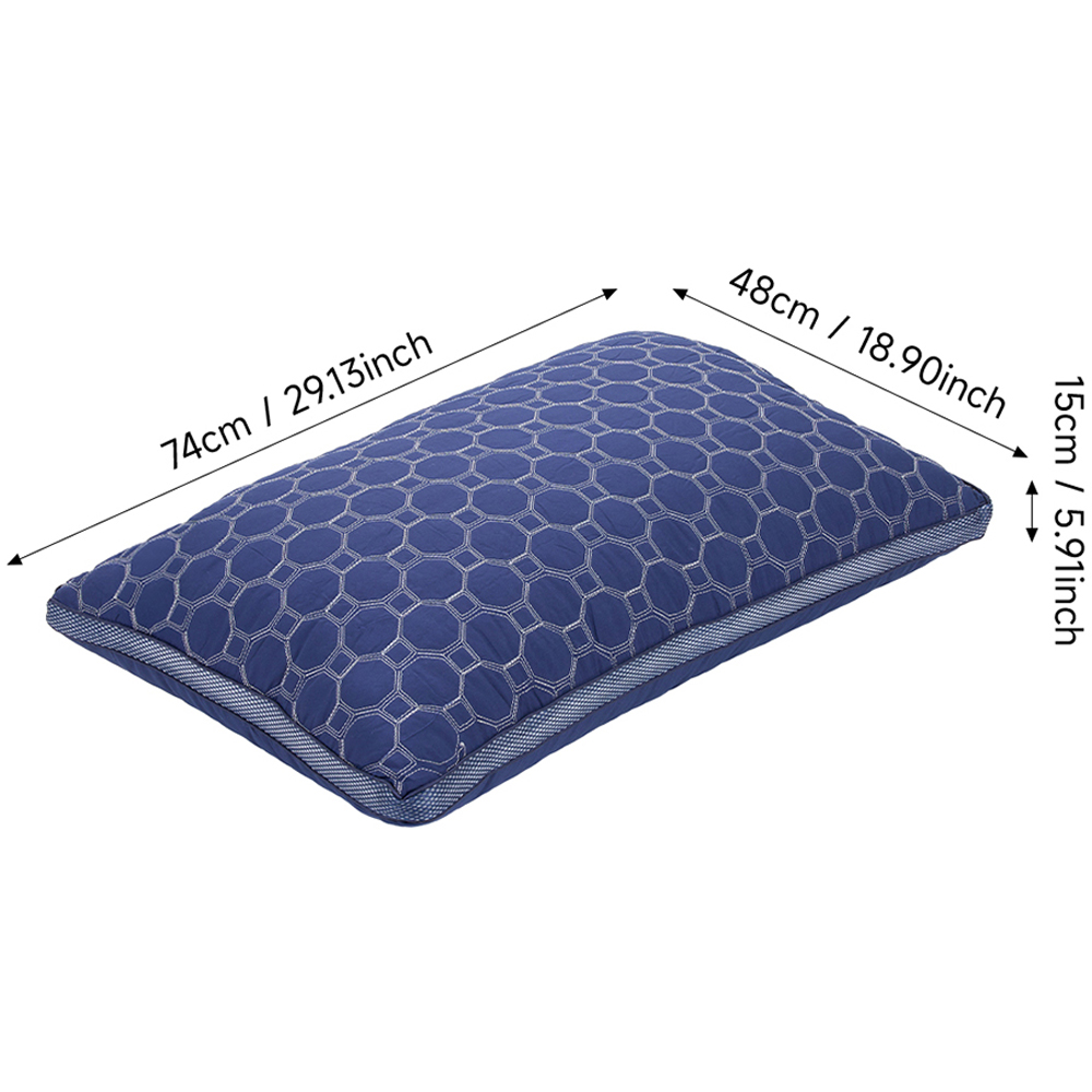 Living and Home Dark Blue Minimalist Pillow Inner 48 x 74cm Image 8