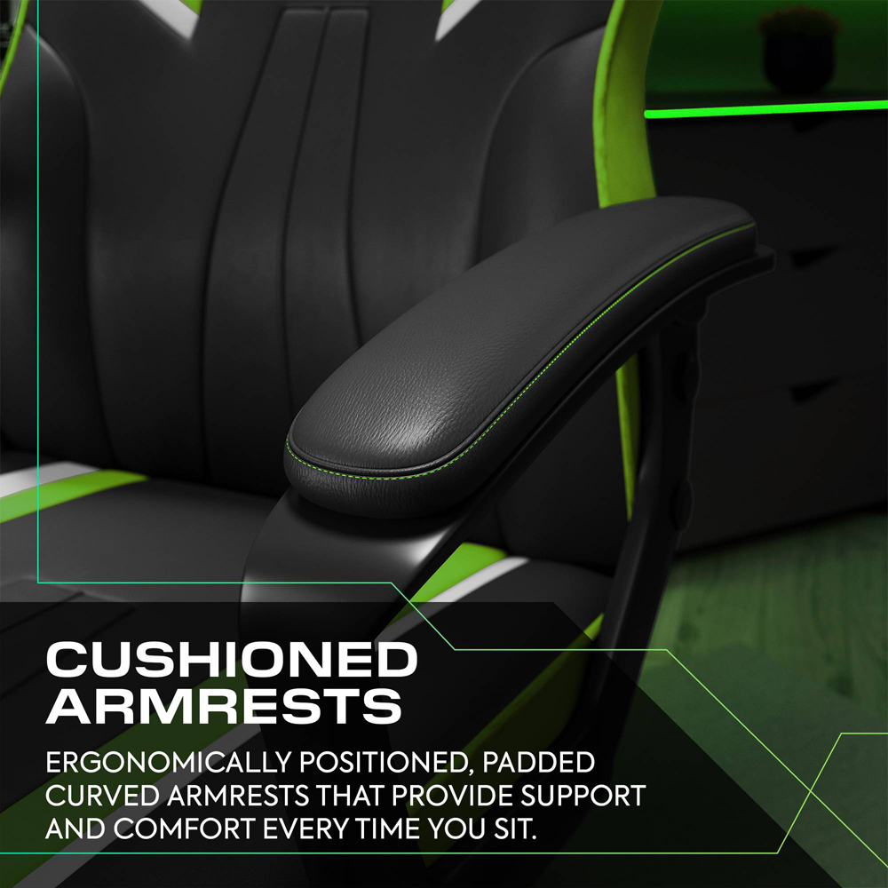 X Rocker Tempest Green Office Gaming Chair Image 4