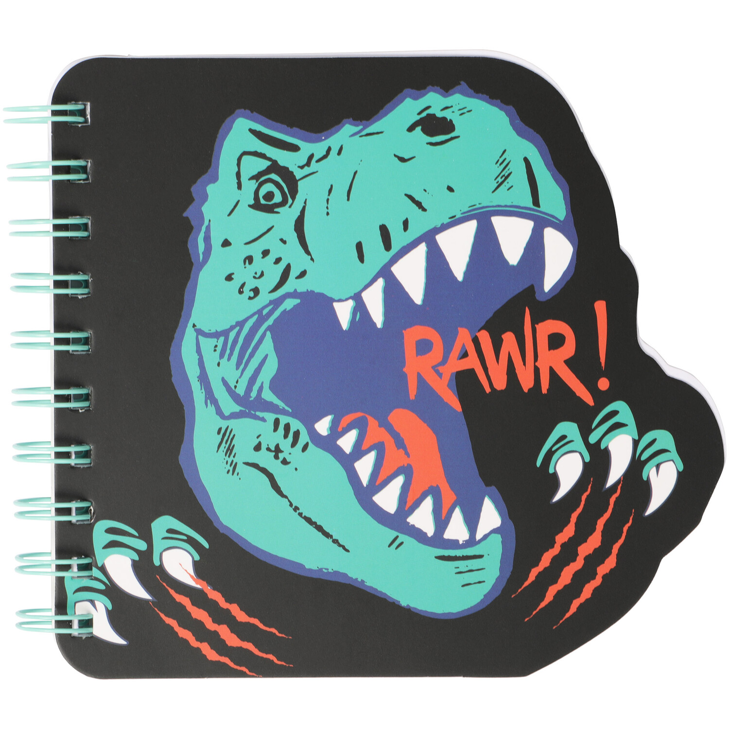 Dinosaur Shaped Notebook - Black Image 1