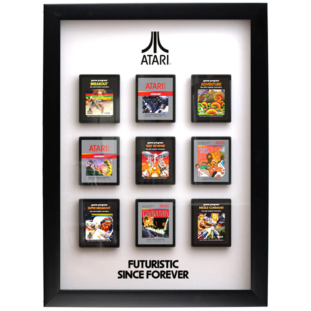 Atari Cartridges 3D Wall Art Image